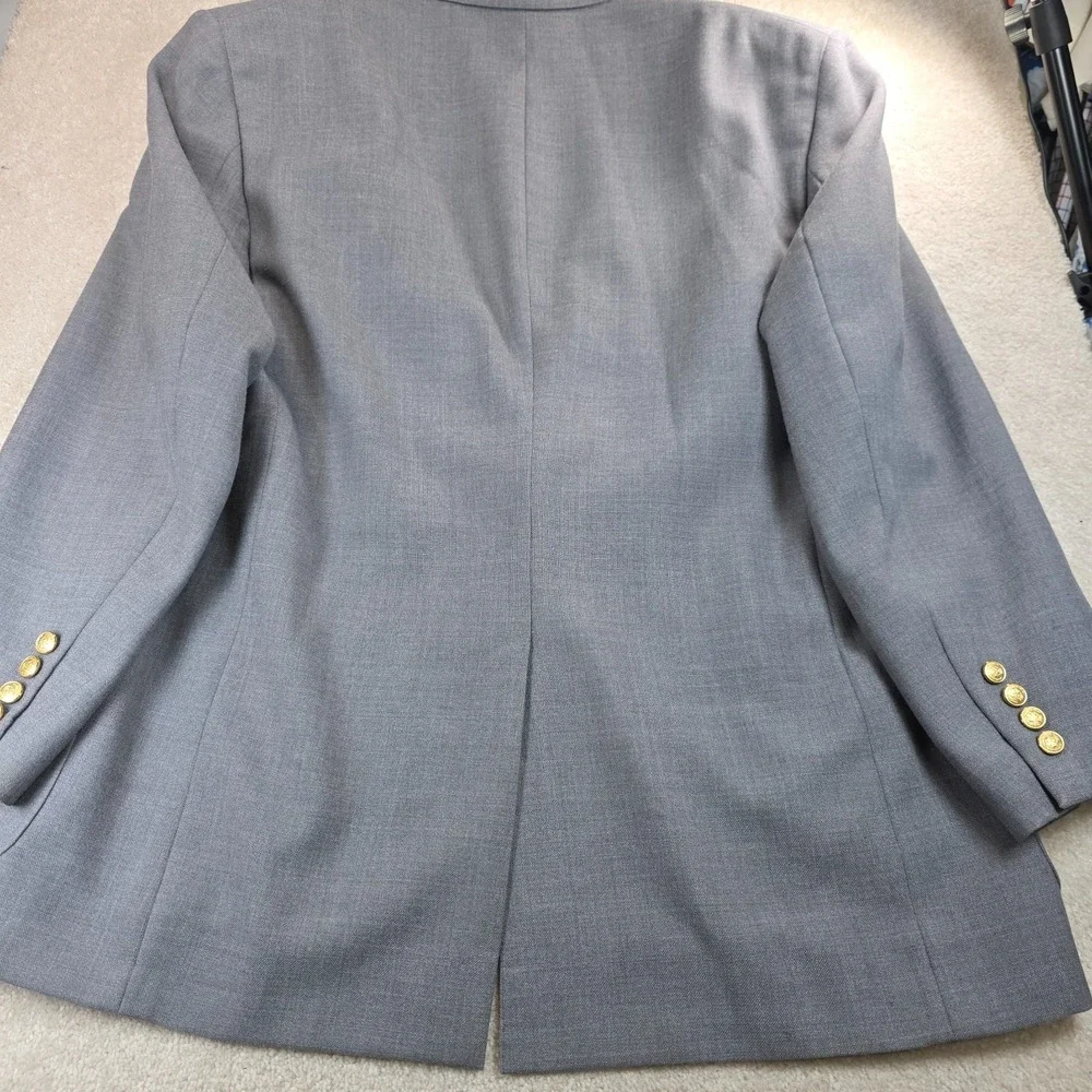 Lacrosse Tailored Expressly For Stephen's Blazer Mens 48L Gray Pockets USA Made